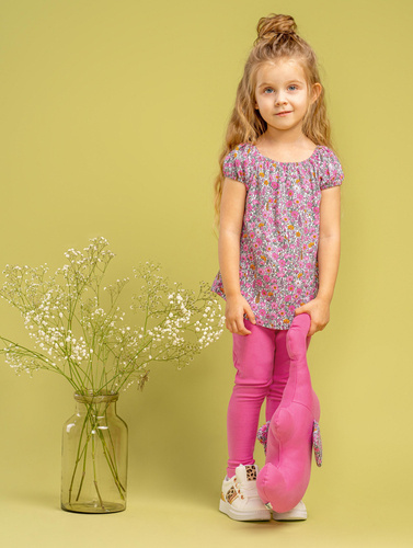 193140 Bluzka bawełniana z krótkim rękawem "Lea" Nicol