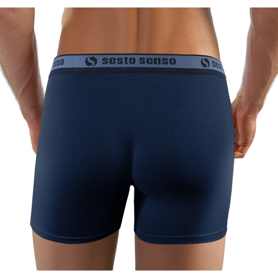 BM02 Cougar Bokserki męskie Sesto Senso - granatowy 