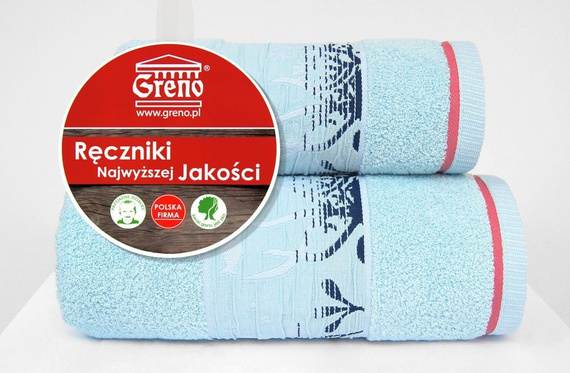 Kriti Ręcznik Greno - aqua