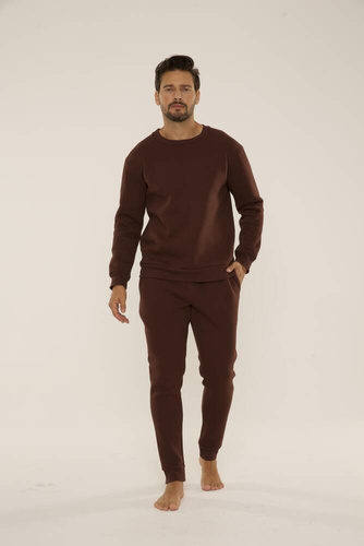 813 Indigo Dres męski De Lafense - czekolada