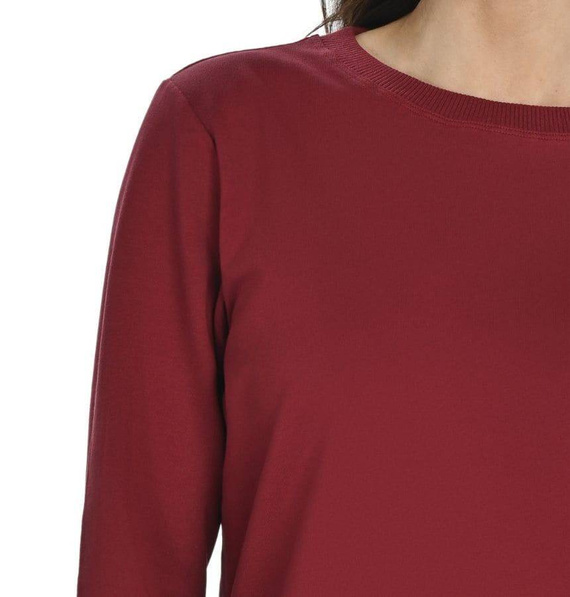 18102 Ellis Bluza damska Teyli bordowy