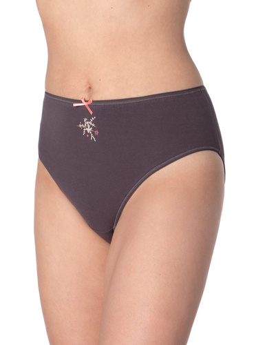 Figi damskie Lama L-120 BI-97 – bawełniane bikini, 3-pak w odcieniach beżu i brązu
