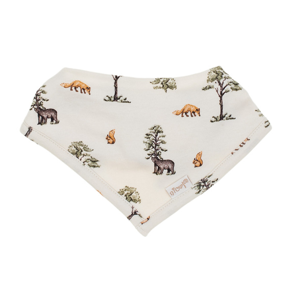 218076 Yogi Bear Apaszka niemowlęca Nicol – bawełna, leśny wzór