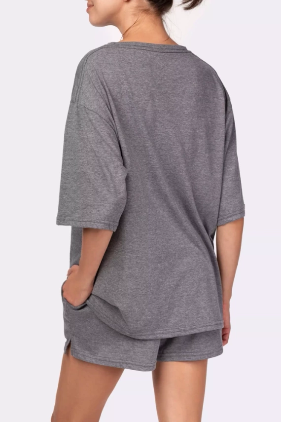 Joy shortsleeve Piżama damska Mona melange