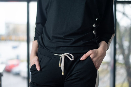 502 Komplet dresowy MIRACLE- czarny