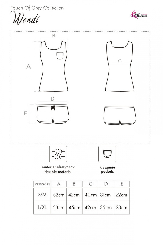 Wendi LC 90371 Komplet damski LivCo Corsetti Fashion