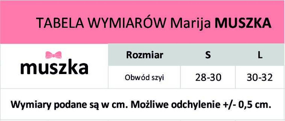 418W Black Star Muszka welurowa Marija - czarny