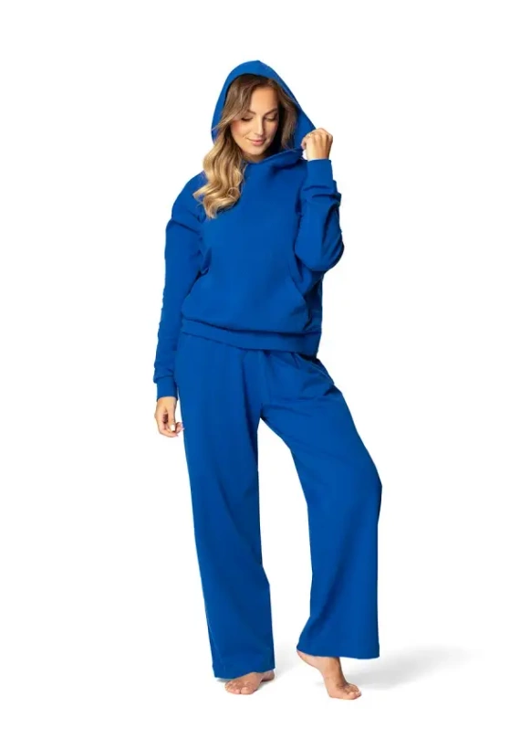  DK-K-B8 Dresowy komplet damski Dkaren - niebieski