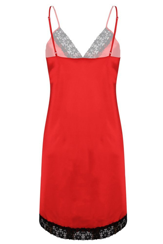 Peggy Koszulka satynowa damska DKaren - czerwony