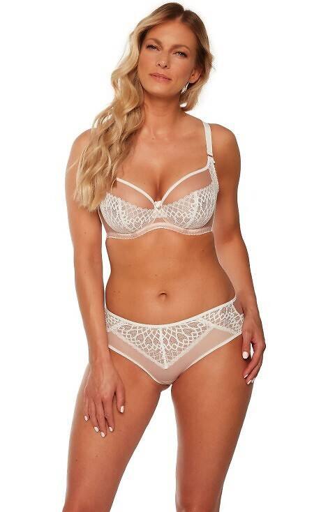 1237 Ellen Biustonosz miękki Gaia ecru