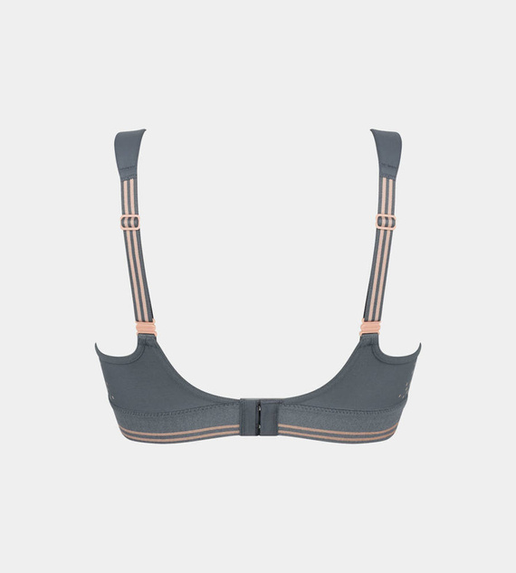 Biustonosz sportowy bez fiszbin Triaction extreme lite - grey