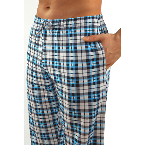 Jasiek Piżama Męska długi rękaw długie spodnie Sesto Senso - jeans