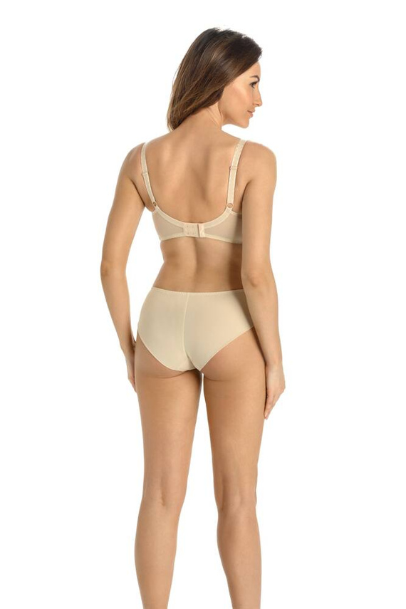 203 Nooemi Biustonosz miękki z siateczką Teyli - beżowy 