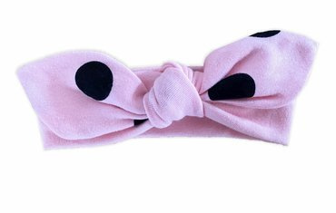 163392 Opaska niemowlęca "Bunny Groszki" Nicol