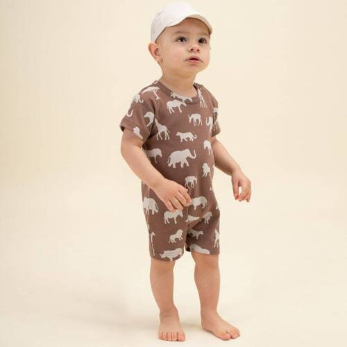 Safari Rampers niemowlęcy Pinokio - afryka brązowy