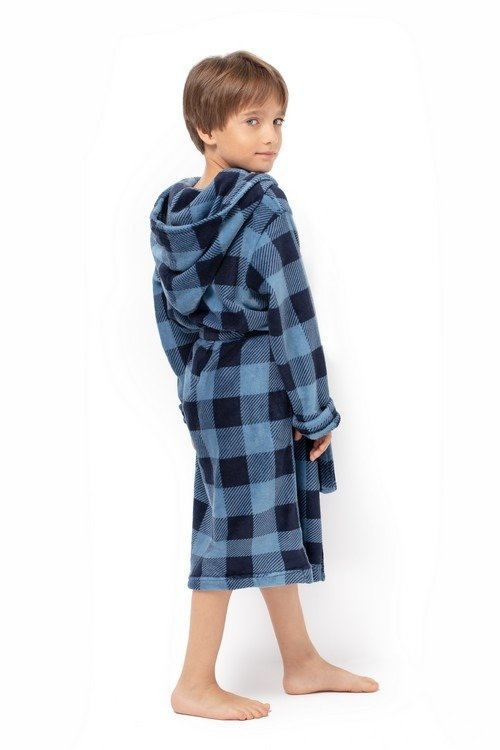 Cool szlafrok chłopięcy Envie blue/navy