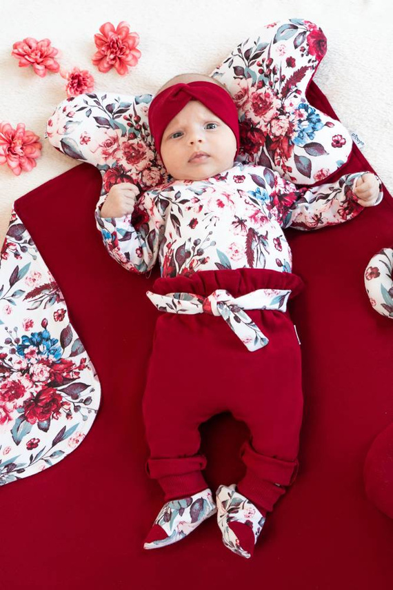 180067 Opaska niemowlęca "Kate" Nicol - bordo