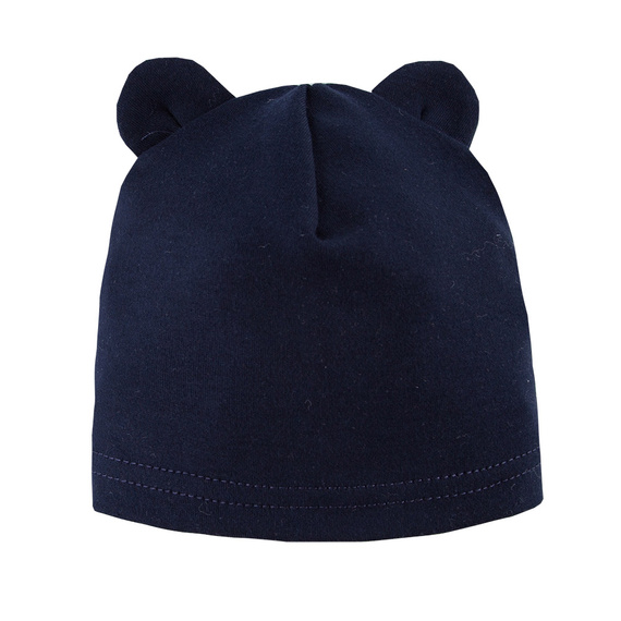 Good Day Czapka niemowlęca z uszkami 3-pak Eevi - granatowy/zielony/beżowy