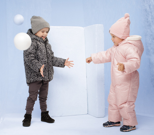 Winter Kombinezon zimowy bez stópek Pinokio - róż 