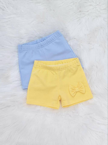 Kokardka szorty niemowlęce Bambarillo żółty