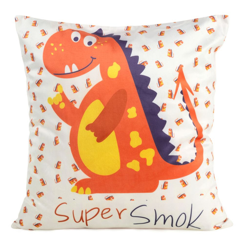 Kids 8B Poszewka dziecięca Design91 biały/pomarańczowy