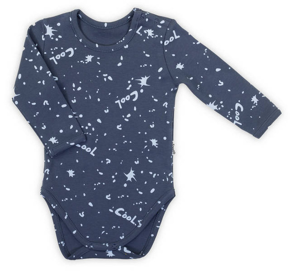 185103 Maks Body z długim rękawem Nicol - granatowy