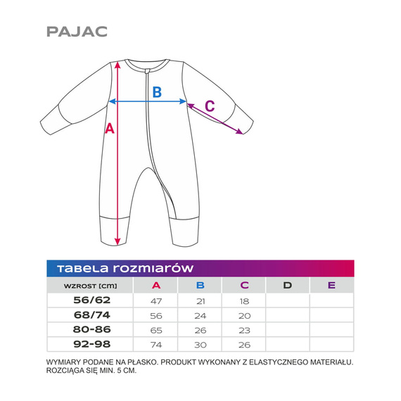 Merino Pajac niemowlęcy Eevi – granatowy, 100% wełna merynosów, dwustronny zamek