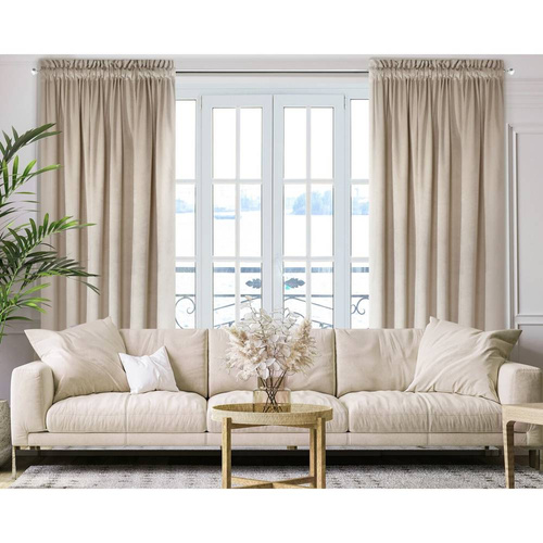 Melanie Zasłona gotowa na przelotkach Eurofirany beż