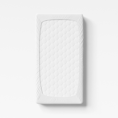 Prześcieradło dziecięce bawełniane Eevi - biały