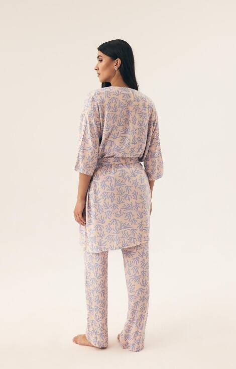 42663 Nadar Szlafrok damski Henderson - light blue