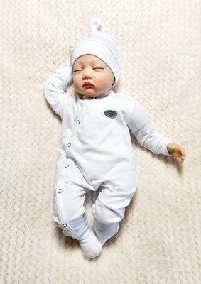 Rosnę Pajacyk niemowlęcy Bambarillo biały