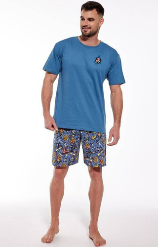 326/156 Pirates Piżama męska Cornette - niebieski