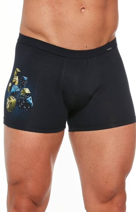 280/227 Dices Bokserki męskie Cornette czarny