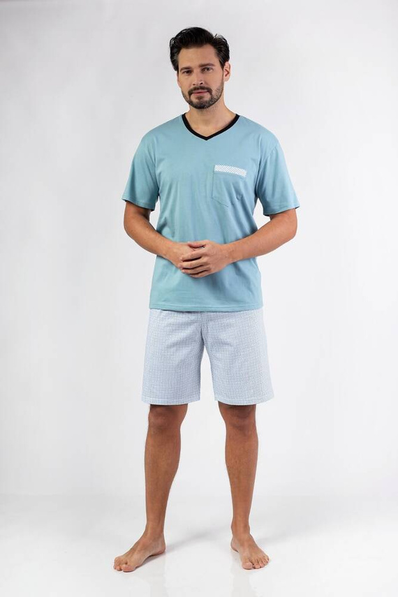 482 Piżama męska Regina -zielony