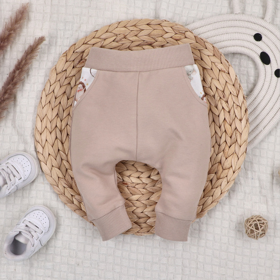 ABN-5592 Circus Dziecięce spodnie dresowe Nini – 100% bawełna organiczna, miękkie i bezpieczne