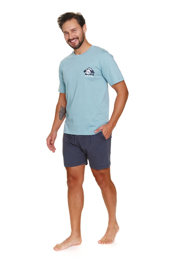 7232 Piżama Męska Doctor Nap - ice blue