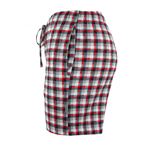 Milo 2 Krótkie spodnie piżamowe Sesto Senso kratka 10 czerwony