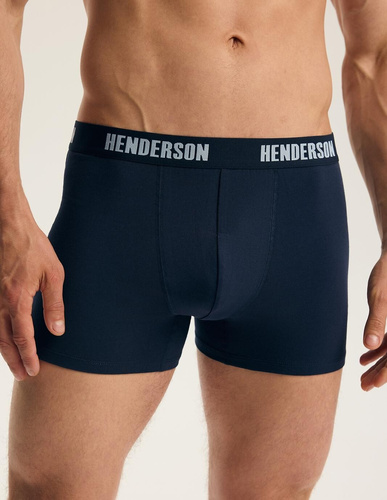 Bokserki Męskie Henderson 45477 Frost 2-Pak Bawełniane z Szeroką Gumą Logo
