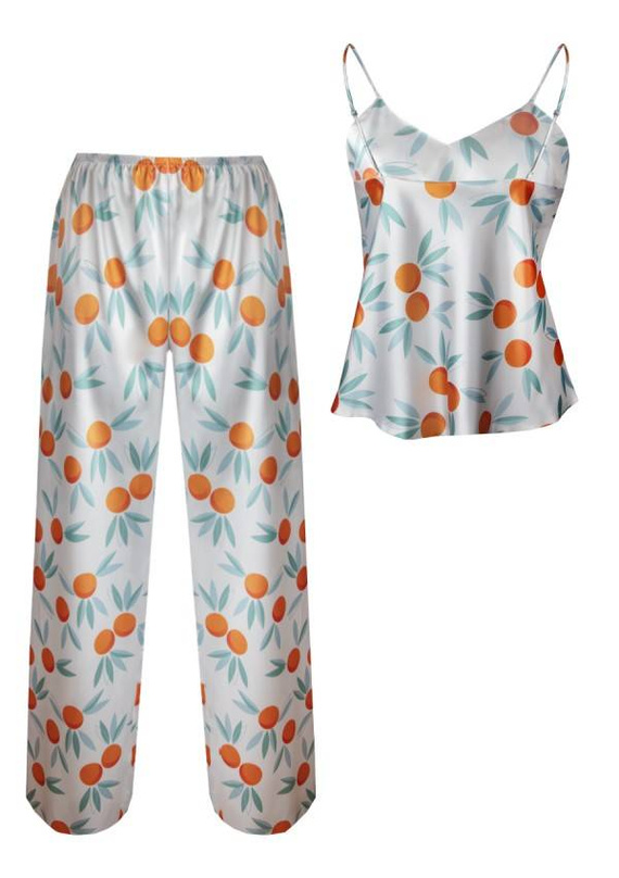 DK-KI Komplet Damski Piżama DKaren - 19 biały