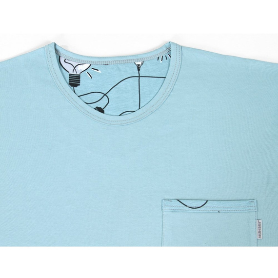 2431/06 Piżama Męska długi rękaw i spodnie Sesto Senso - żarówki