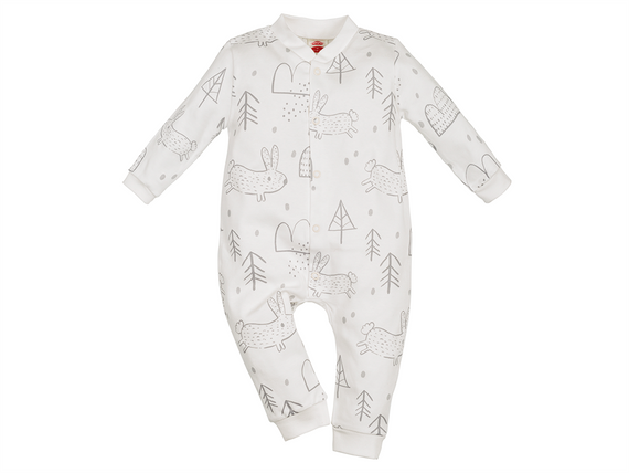 Pajac niemowlęcy bez stópek "ORGANIC FOREST" Makoma