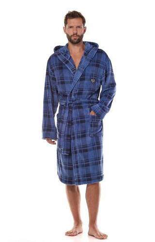 2457 Pedro Szlafrok męski L&L - navy