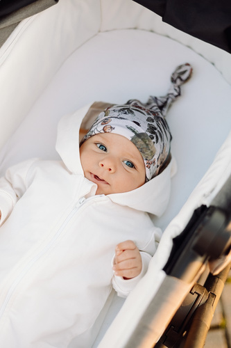 Czapka niemowlęca Ornithology - Makaszka