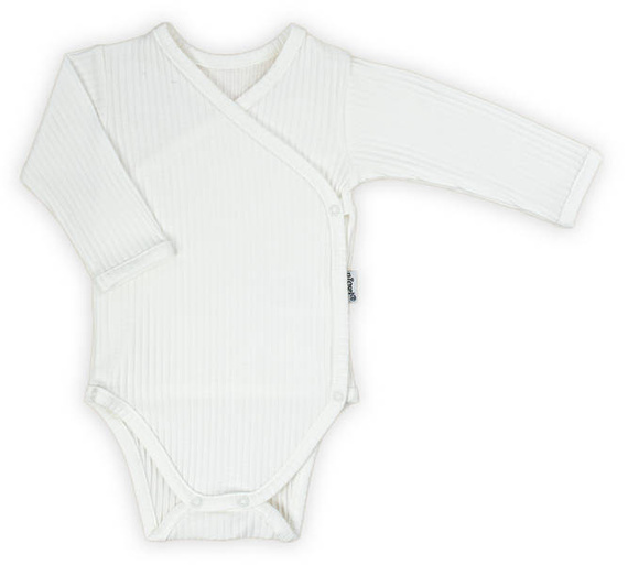 193096 Lea Kopertowe Body z długim rękawem Nicol -- kremowy