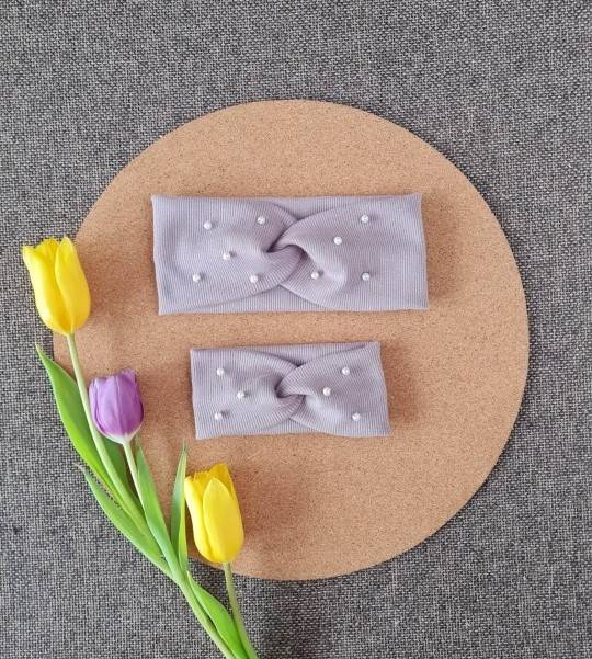 16DF Opaska dla dziewczynki Marija - fiolet