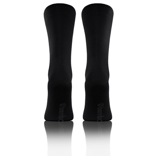 Bambo Skarpety męskie klasyczne casualowe bambusowe garniturowe czarny