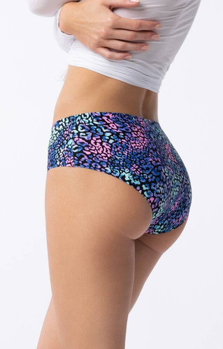 Illusion Simple Classic Figi Damskie Julimex- niebieski