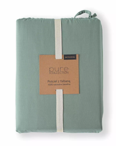 Pure 23 Pościel bawełniana jednobarwna Detexpol miętowy