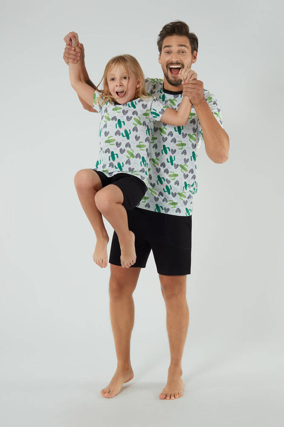 Picos Piżama dziecięca Italian Fashion - druk/czarny 