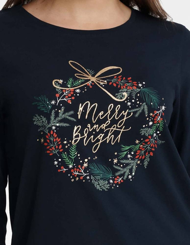 40939 Goldy Piżama Damska Henderson -granatowy